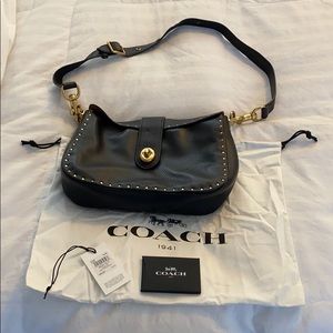 Coach black shoulder bag